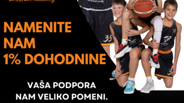 Podprite Champ Academy z 1% dohodnine